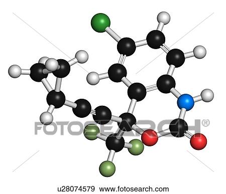 Efavirenz HIV drug molecule View Large Illustration Stock Illustration - Efavirenz HIV drug molecule. Fotosearch