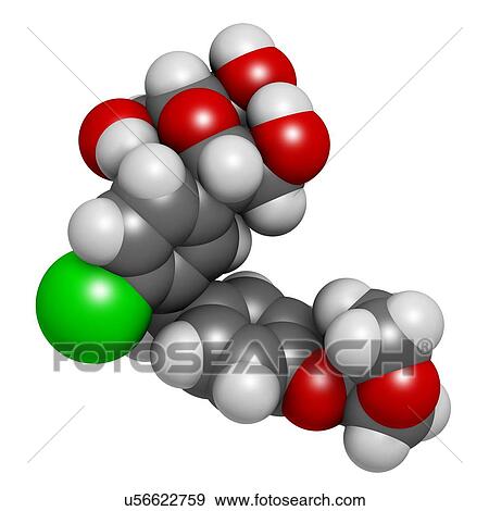 Empagliflozin diabetes drug molecule View Large Illustration Stock Illustration - Empagliflozin diabetes drug molecule. Fotosearch