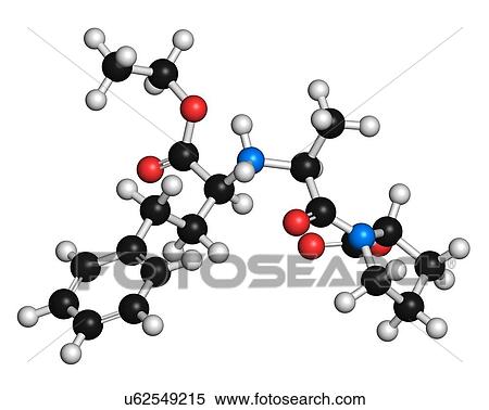 Enalapril high blood pressure drug View Large Illustration Stock Illustration - Enalapril high blood pressure drug. Fotosearch