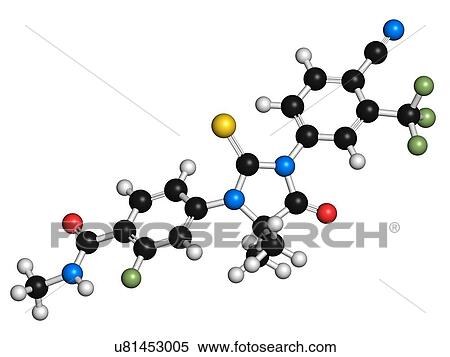Enzalutamide prostate cancer drug View Large Illustration Stock Illustration - Enzalutamide prostate cancer drug. Fotosearch