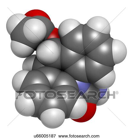 Stock Illustration - Eslicarbazepine acetate epilepsy drug. Fotosearch