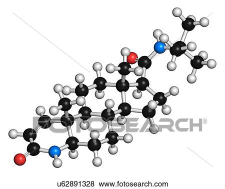 Stock Illustration - Finasteride male pattern baldness drug. Fotosearch