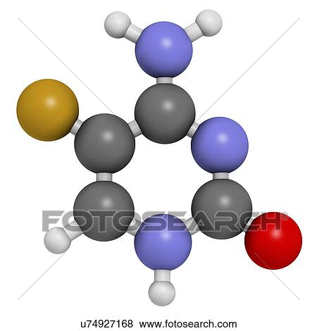 Flucytosine antimycotic drug molecule View Large Illustration Stock Illustration - Flucytosine antimycotic drug molecule. Fotosearch
