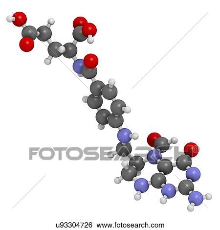 Folinic acid drug molecule Stock Illustration | u93304726 | Fotosearch