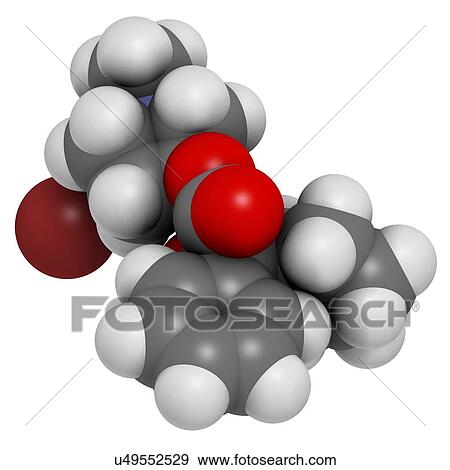 Glycopyrronium bromide COPD drug molecule View Large Illustration Stock Illustration - Glycopyrronium bromide COPD drug molecule. Fotosearch