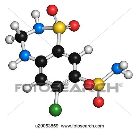 Hydrochlorothiazide diuretic drug View Large Illustration Stock Illustration - Hydrochlorothiazide diuretic drug. Fotosearch