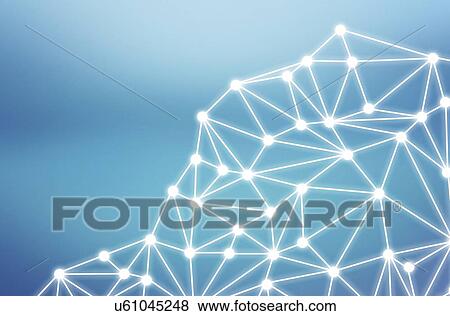 Stock Illustration - Molecule, artwork. Fotosearch