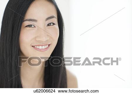 Picture - Woman smiling. Fotosearch