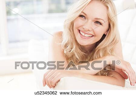 Woman smiling View Large Photo Image Stock Image - Woman smiling. Fotosearch