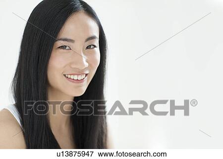 Woman smiling View Large Photo Image Stock Photo - Woman smiling. Fotosearch