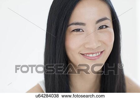 Woman smiling View Large Photo Image Stock Photo - Woman smiling. Fotosearch