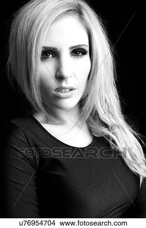 Picture - Blonde model . Fotosearch