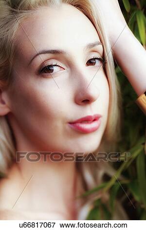 Brown eyed woman View Large Photo Image Stock Photo - Brown eyed woman . Fotosearch