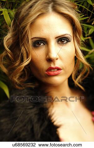 Stock Image - Sexy look . Fotosearch