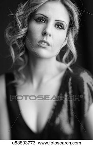 Stock Image - Soft focus of a woman . Fotosearch