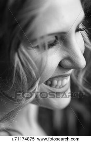 Stock Photography - Woman smiling. Fotosearch