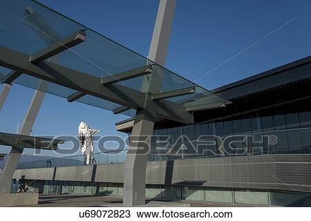 Stock Image - Exterior of Vancouver Convention Centre, Vancouver, British Columbia, Canada. Fotosearch