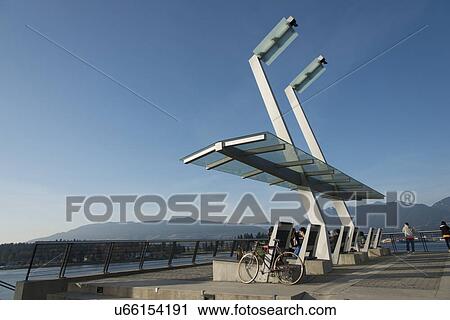 Stock Image - Vancouver Convention Centre, Coal Harbour, Vancouver, British Columbia, Canada. Fotosearch