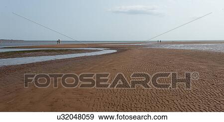 Stock Photo - View of a beach, Victoria, Prince Edward Island, Canada. Fotosearch