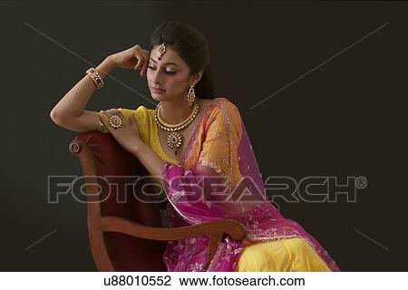 A beautiful bride sitting View Large Photo Image Stock Image - A beautiful bride sitting. Fotosearch