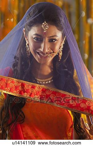 A beautiful bride smiling View Large Photo Image Stock Photo - A beautiful bride smiling. Fotosearch
