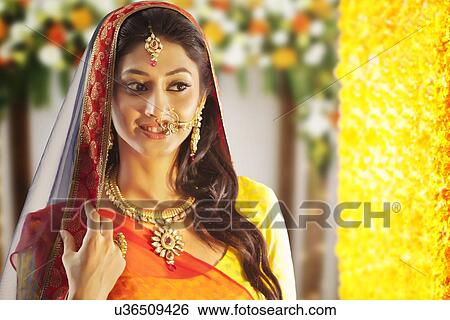 A beautiful bride smiling View Large Photo Image Stock Photograph - A beautiful bride smiling. Fotosearch
