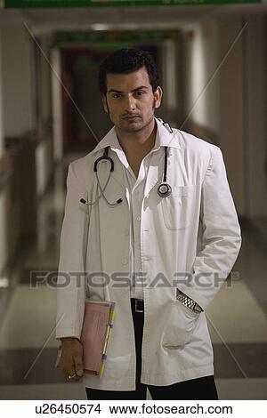 Picture - A portrait of a doctor . Fotosearch