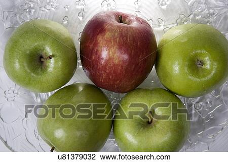 Stock Image - Apples in a bowl . Fotosearch