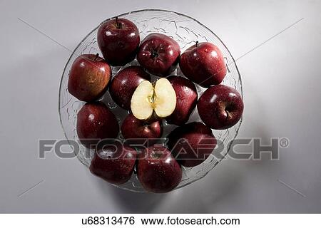 Stock Photograph - Apples in a bowl . Fotosearch