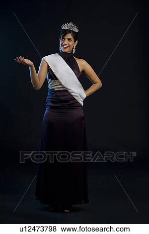 Beauty pageant participant View Large Photo Image Stock Photo - Beauty pageant participant . Fotosearch