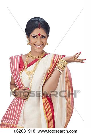 Bengali woman gesturing View Large Photo Image Stock Photo - Bengali woman gesturing. Fotosearch