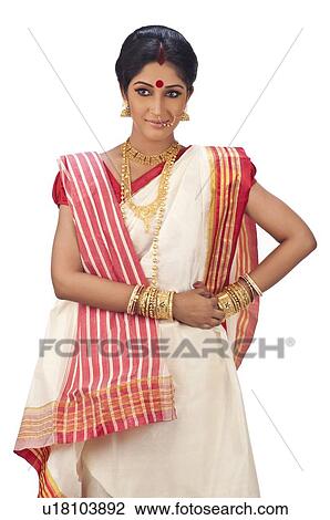 Stock Image - Bengali woman. Fotosearch