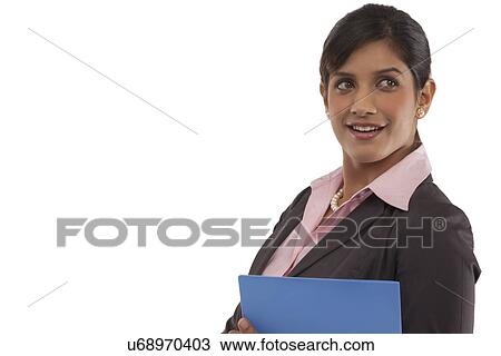 Businesswoman with a file View Large Photo Image Stock Image - Businesswoman with a file . Fotosearch