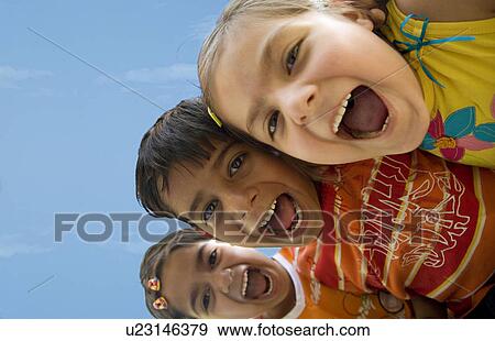 Children shouting View Large Photo Image Stock Photo - Children shouting . Fotosearch