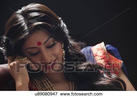 Stock Photo - Close-up of a beautiful bride. Fotosearch