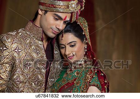 Stock Image - Close-up of beautiful couple . Fotosearch