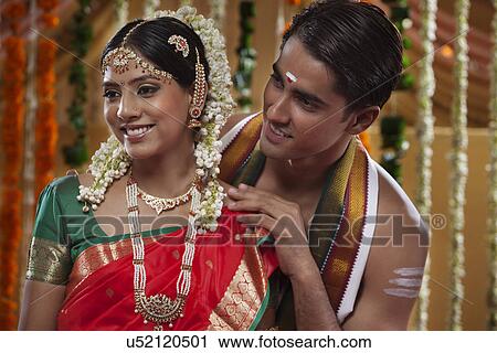 Stock Image - Close-up of happy couple spending time together . Fotosearch