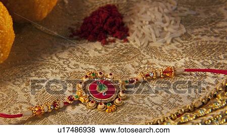 Close-up of Rakhi View Large Photo Image Stock Photo - Close-up of Rakhi . Fotosearch