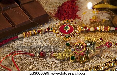 Close-up of Rakhis View Large Photo Image Stock Photo - Close-up of Rakhis . Fotosearch
