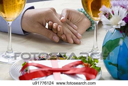 Picture - Couple holding hands . Fotosearch