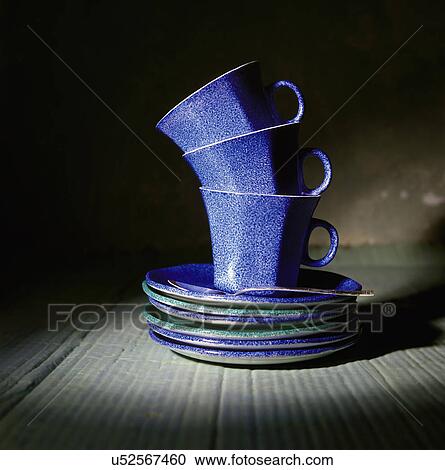 Cups and saucers View Large Photo Image Stock Image - Cups and saucers . Fotosearch
