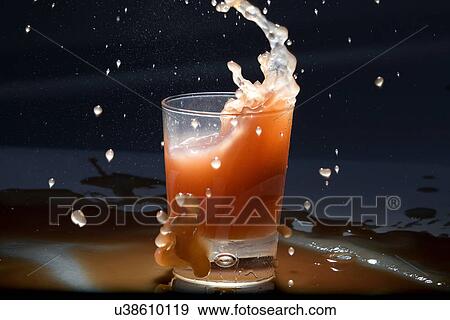 Stock Photo - Drink splashing . Fotosearch