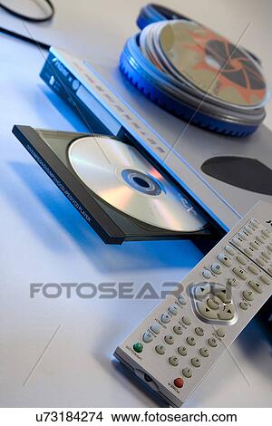 DVD/CD player with CD View Large Photo Image Picture - DVD/CD player with CD . Fotosearch