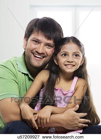 Father and daughter enjoying View Large Photo Image Stock Photo - Father and daughter enjoying . Fotosearch