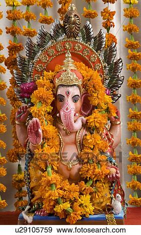 Stock Photo - Ganesh idol . Fotosearch