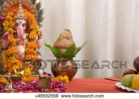 Stock Photo - Ganesh idol . Fotosearch