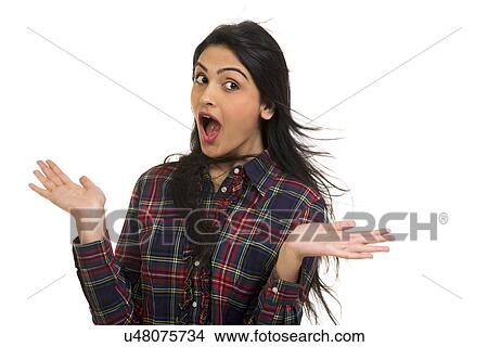 Girl looking shocked View Large Photo Image Picture - Girl looking shocked . Fotosearch