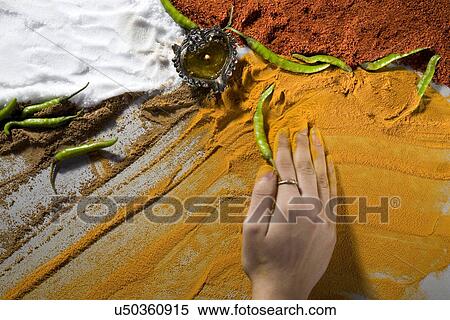 Green chili with spices View Large Photo Image Stock Photography - Green chili with spices . Fotosearch