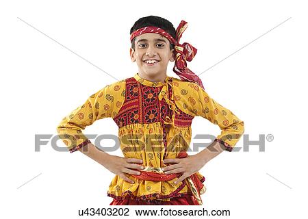 Gujarati boy wearing Kedia View Large Photo Image Stock Image - Gujarati boy wearing Kedia . Fotosearch
