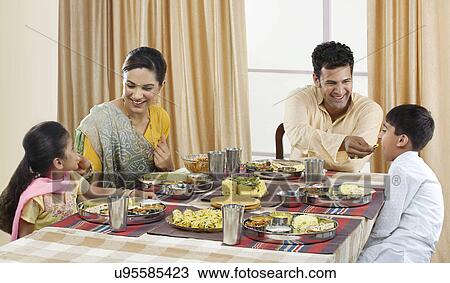 Gujarati family having lunch View Large Photo Image Stock Image - Gujarati family having lunch . Fotosearch